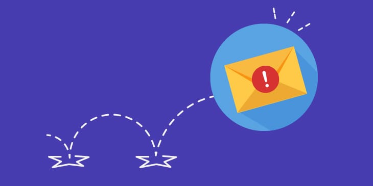 Bounced back emails