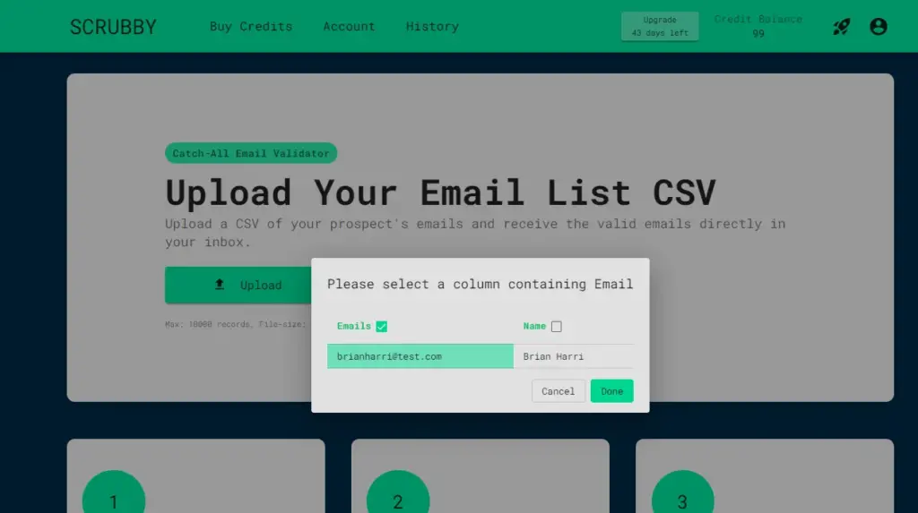 Email List CSV