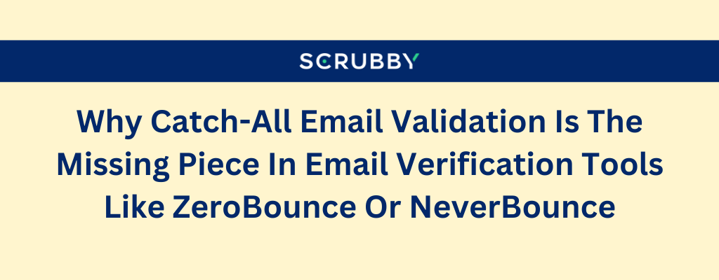 catch-all email validation scrubby